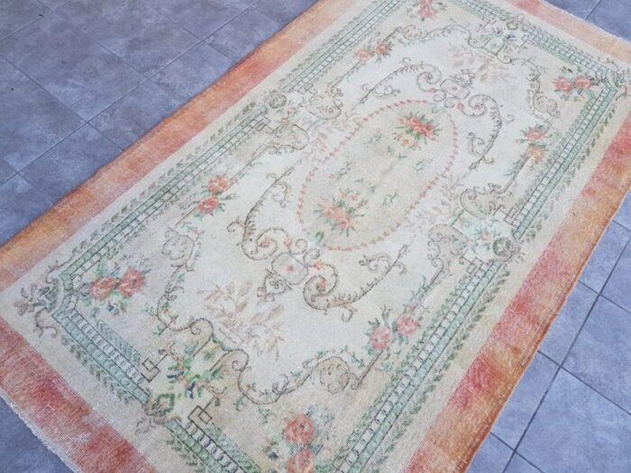 traditional overdyed rug 1960 4