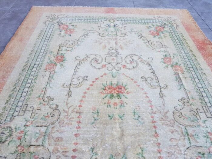 traditional overdyed rug 1960 6