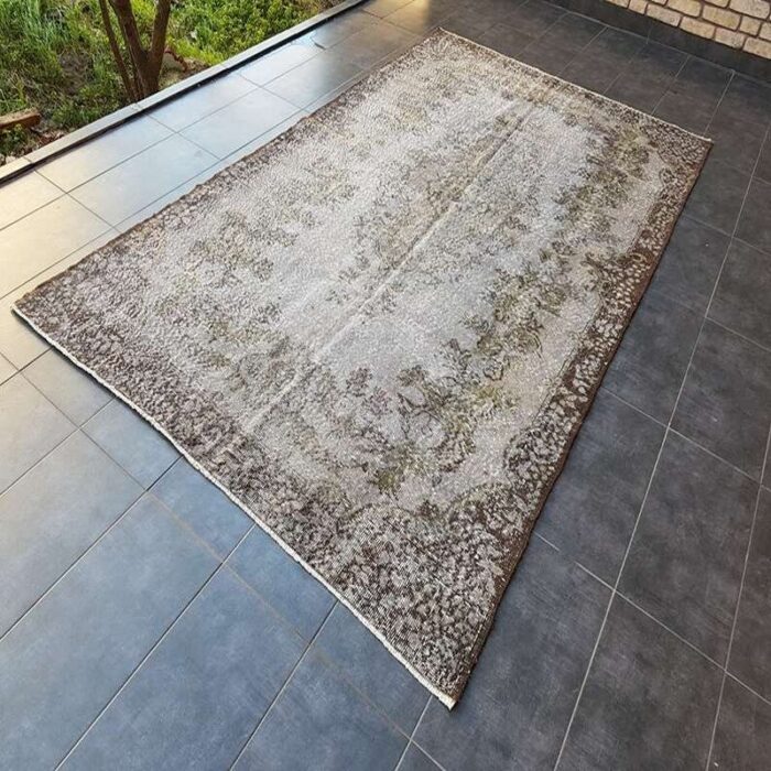 turkish gray rug 1960 4