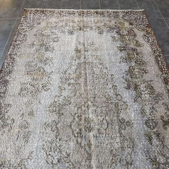 turkish gray rug 1960 9