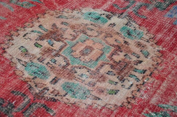 turkish overdyed rug 1960 6 2