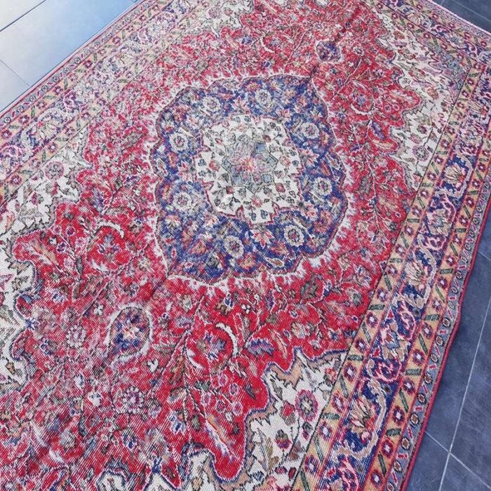 turkish overdyed rug 1960 8