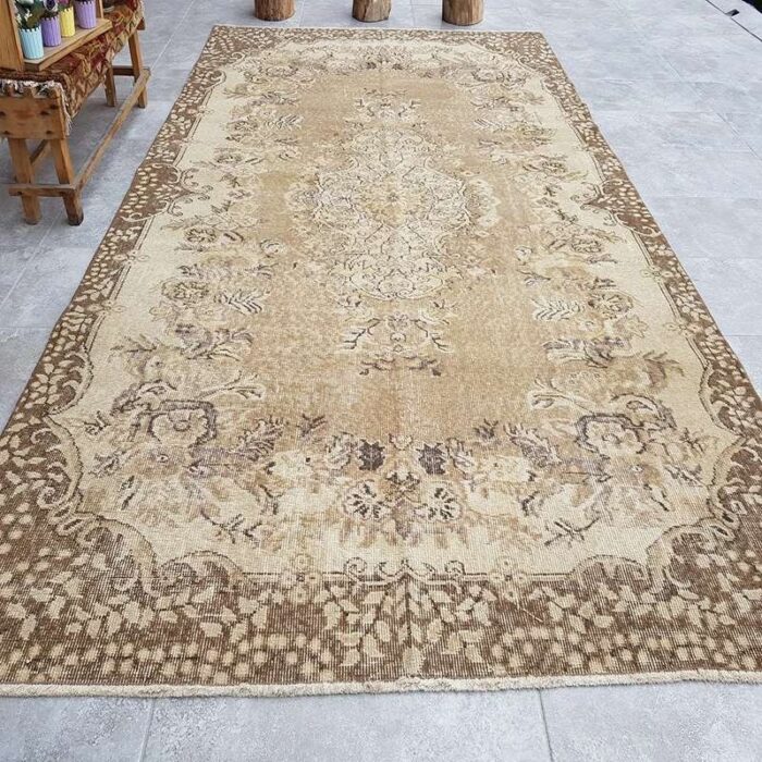 turkish overdyed rug 1960 9 1