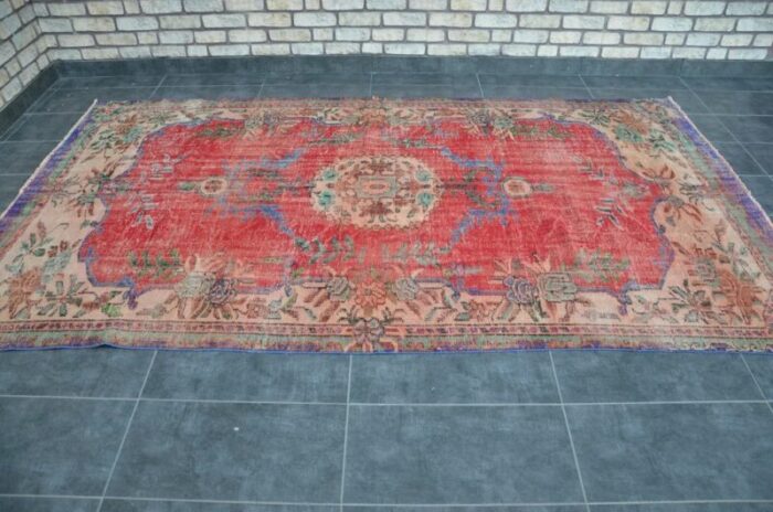 turkish overdyed rug 1960 9 2