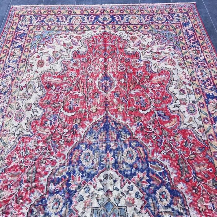 turkish overdyed rug 1960 9