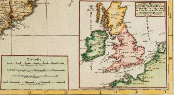 two sheet map of ireland 8