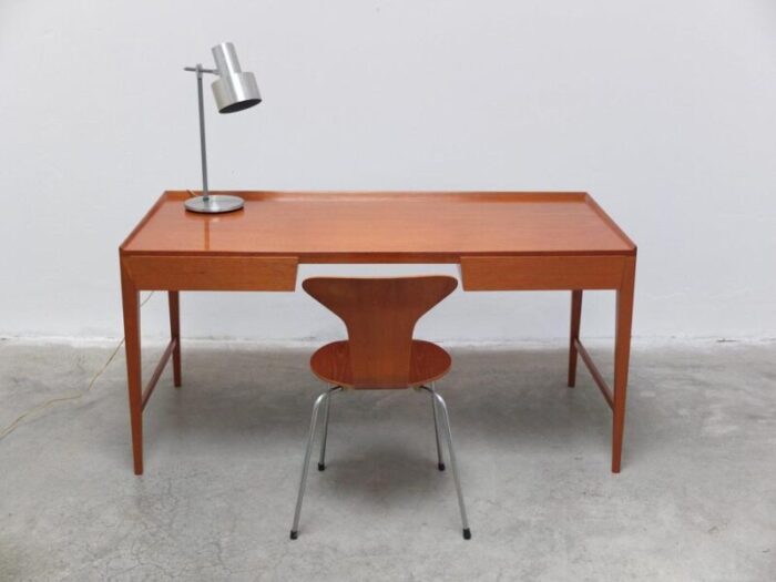 ultra freestanding desk by frode holm for illums bolighus 1950s 2264