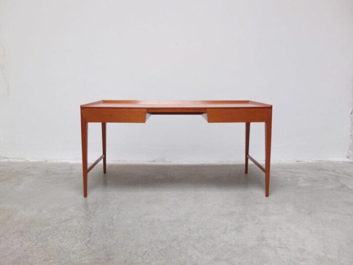 ultra freestanding desk by frode holm for illums bolighus 1950s 4105