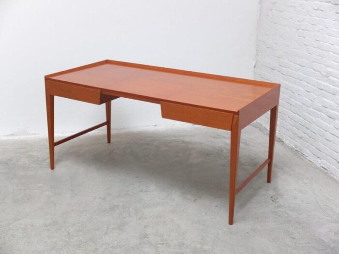 ultra freestanding desk by frode holm for illums bolighus 1950s 8071