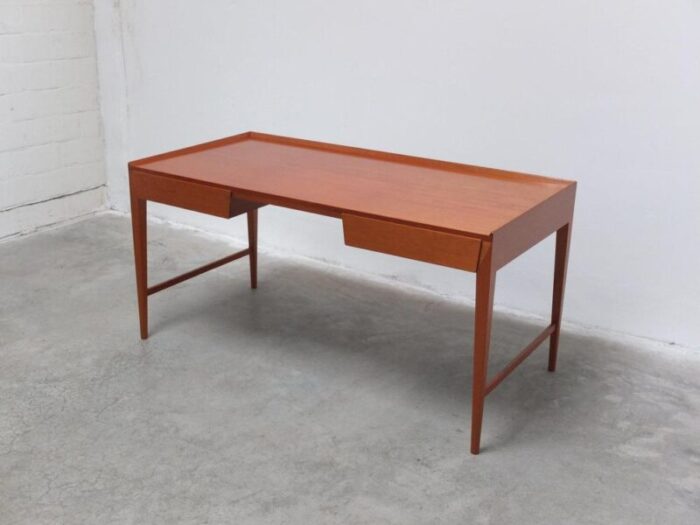 ultra freestanding desk by frode holm for illums bolighus 1950s 8493