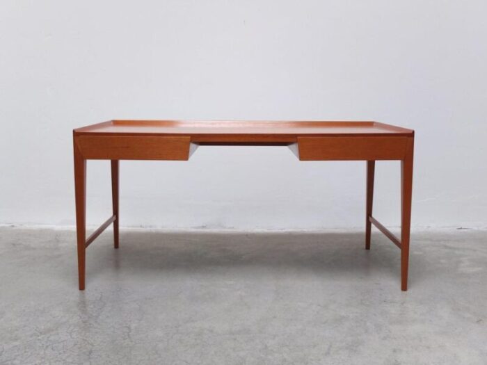 ultra freestanding desk by frode holm for illums bolighus 1950s 8580