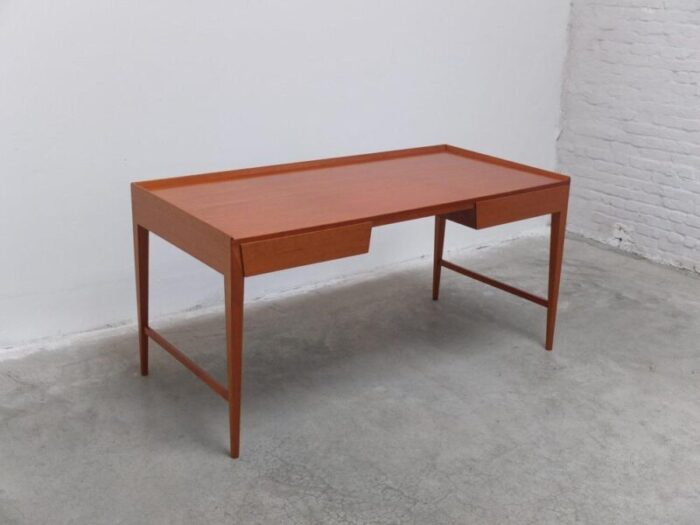 ultra freestanding desk by frode holm for illums bolighus 1950s 9234