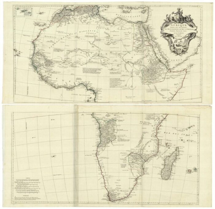 venetian edition of danvilles wall map of africa 1