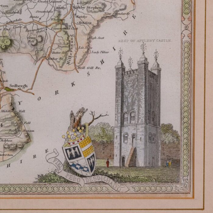 victorian english lithographic map of westmoreland 10