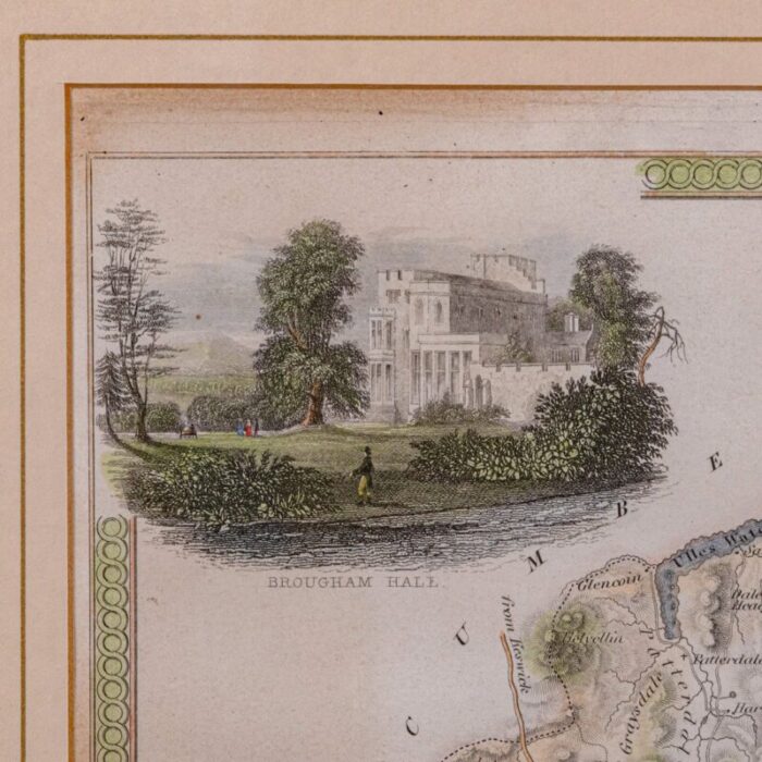 victorian english lithographic map of westmoreland 7