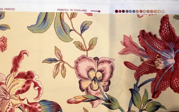 vintage 5th avenue design for covington brompton tropical floral cotton twill 5 yards 1516