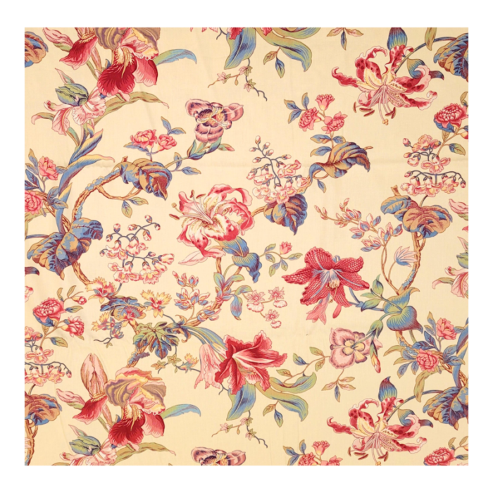 vintage 5th avenue design for covington brompton tropical floral cotton twill 5 yards 4670