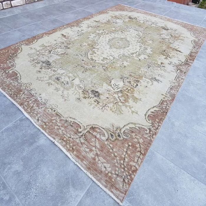 vintage area rug 1960 3