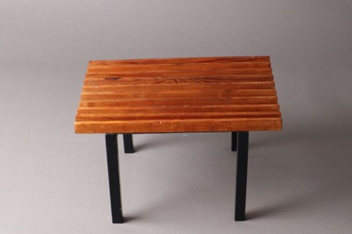 vintage bench in wood 1960s 1568