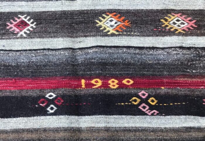 vintage boho kilim rug 1980s 3