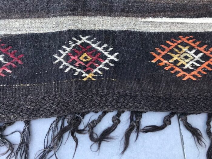 vintage boho kilim rug 1980s 9