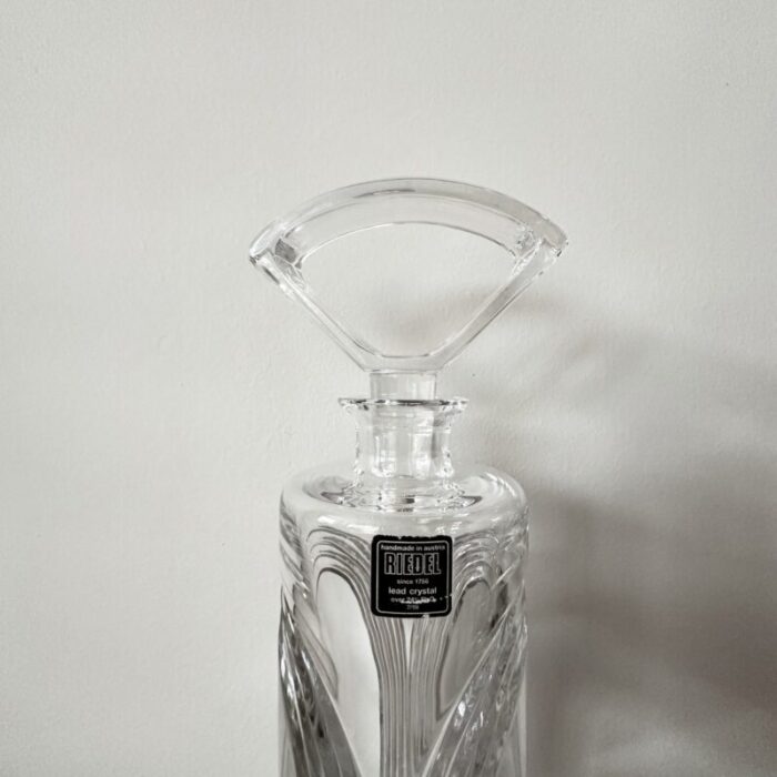 vintage crystal bottle from riedel 9