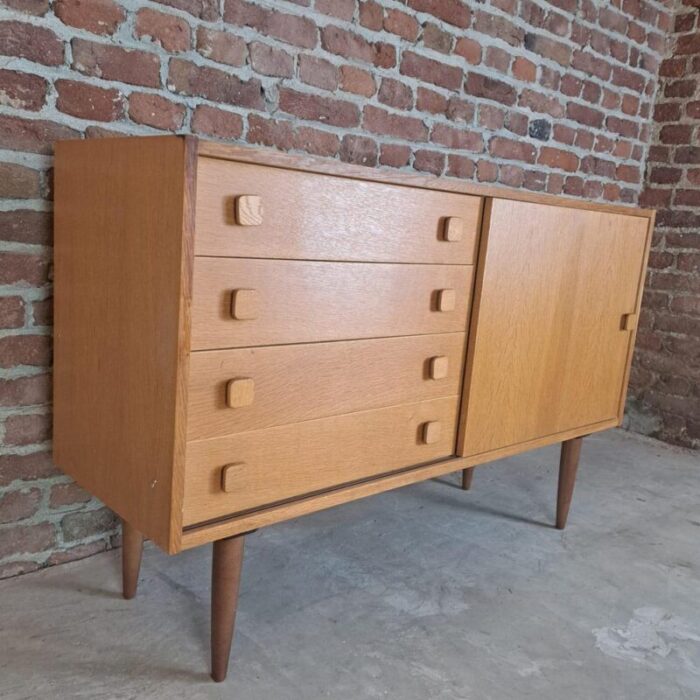 vintage danish sideboard in oak 1960 1854