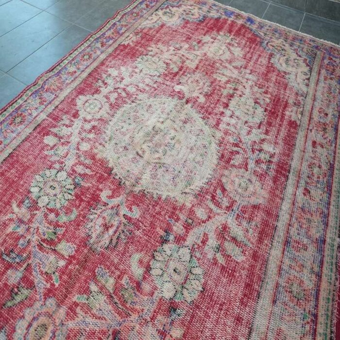 vintage decorative rug 1960 9