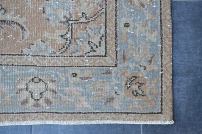 vintage floor overdyed rug 1960s 10