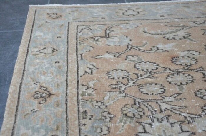 vintage floor overdyed rug 1960s 7