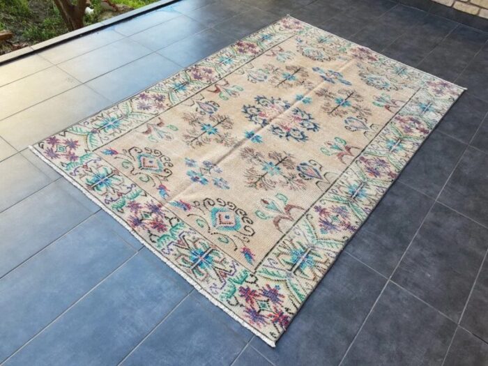 vintage floor rug 1960 5