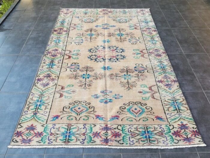 vintage floor rug 1960 9