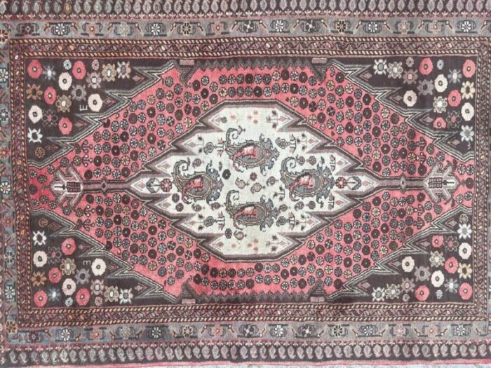 vintage hamadan rug 1950s 2