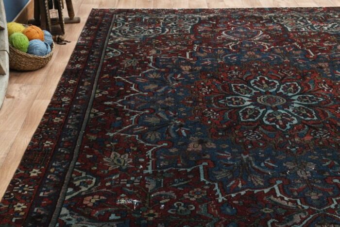 vintage handmade rug 1960s 2