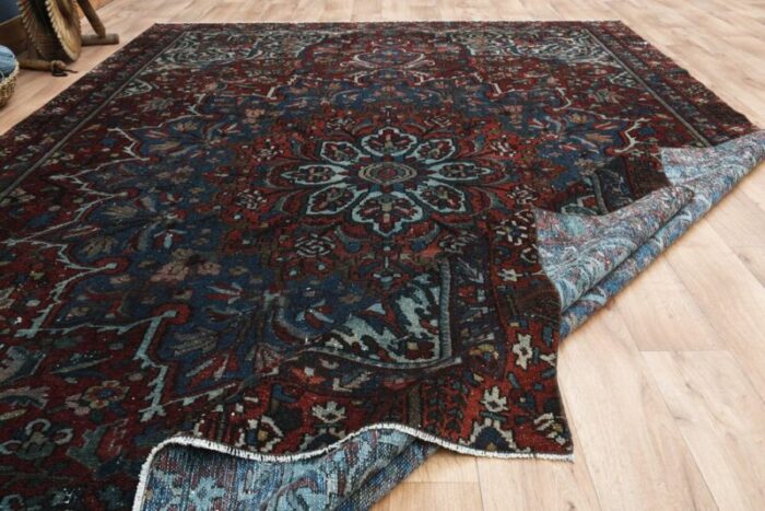 vintage handmade rug 1960s 3