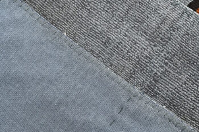 vintage hemp rug in grey 13