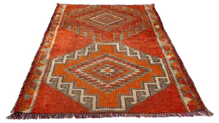 vintage kurdish herki rug 1930s 0079