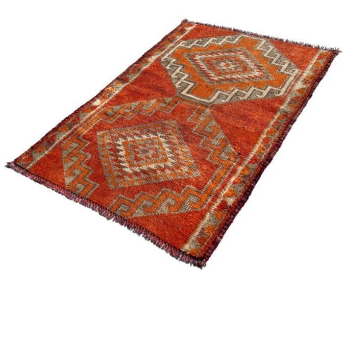 vintage kurdish herki rug 1930s 0344