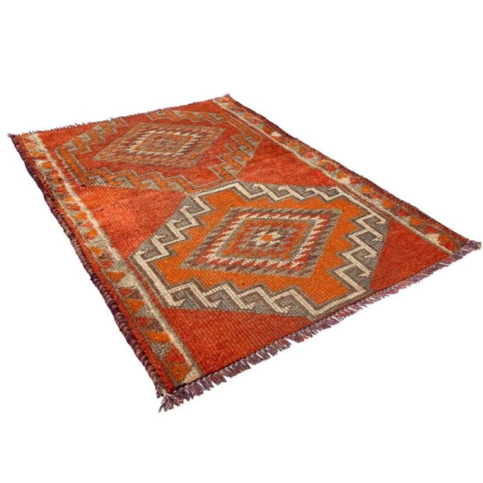 vintage kurdish herki rug 1930s 0665