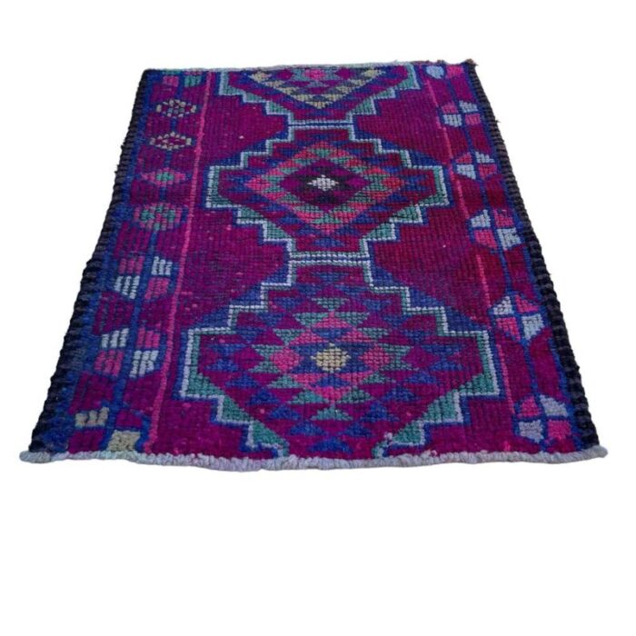 vintage kurdish herki rug 1930s 2677