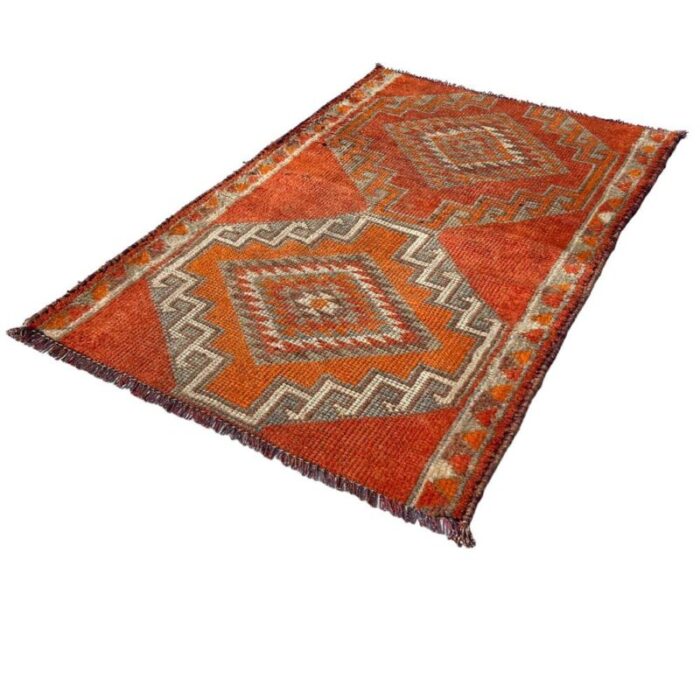 vintage kurdish herki rug 1930s 3929