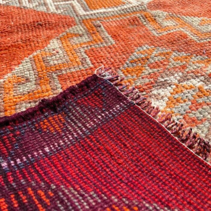 vintage kurdish herki rug 1930s 4451