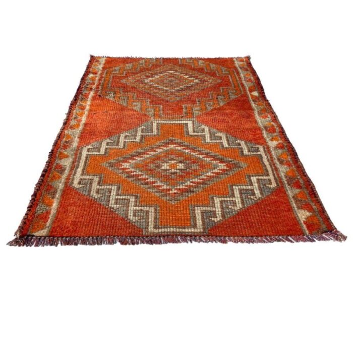 vintage kurdish herki rug 1930s 7681