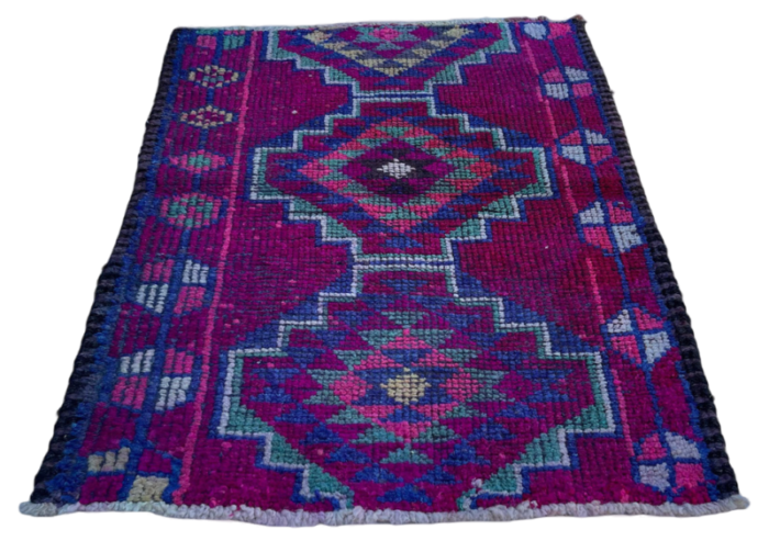 vintage kurdish herki rug 1930s 8274