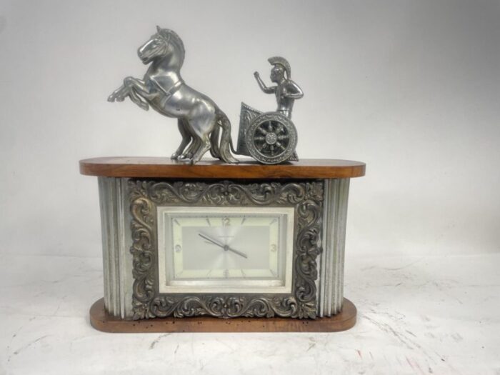 vintage liberty clock with biga 1920s 1