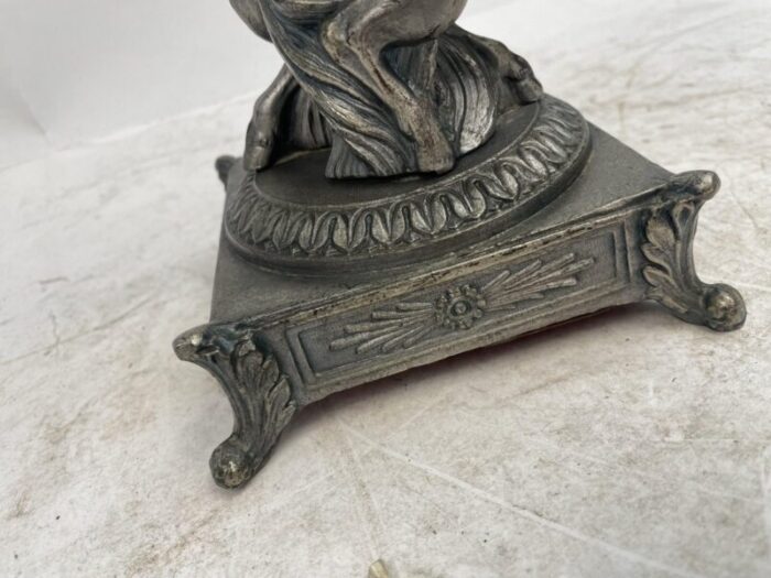 vintage liberty metal statuette 1920s 2