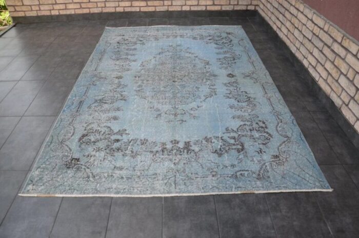 vintage medallion design rug 1960 6