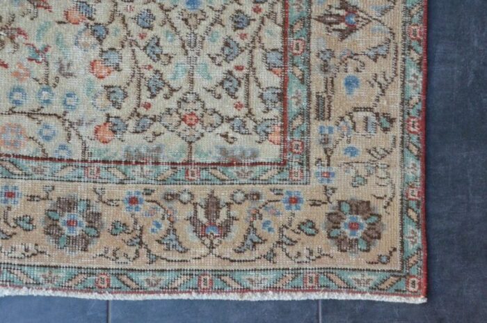 vintage modern overdyed rug 1960s 2