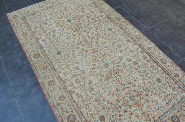 vintage modern overdyed rug 1960s 5