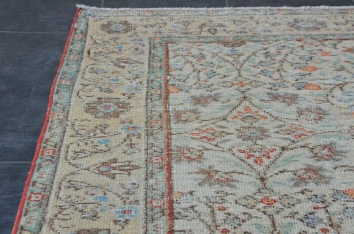 vintage modern overdyed rug 1960s 6